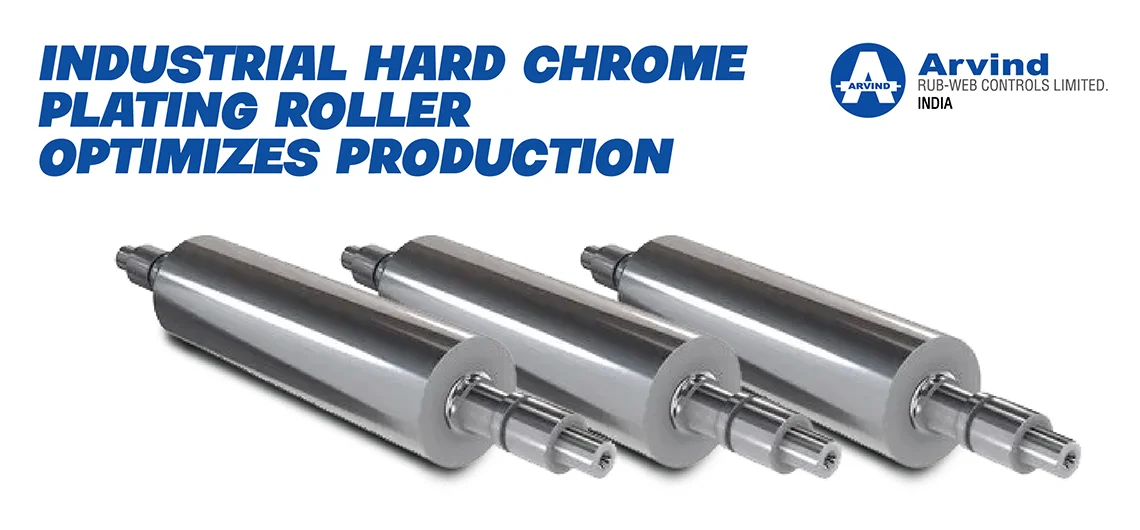 Industrial hard chrome plating roller optimizes production